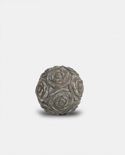 Decorative Carved Wooden Ball Small by The Vintage Garden Room